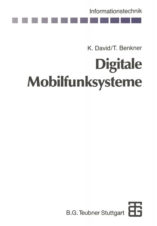 Produktbild: Digitale Mobilfunksysteme