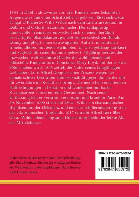 Produktbild: Das Bildnis des Dorian Gray