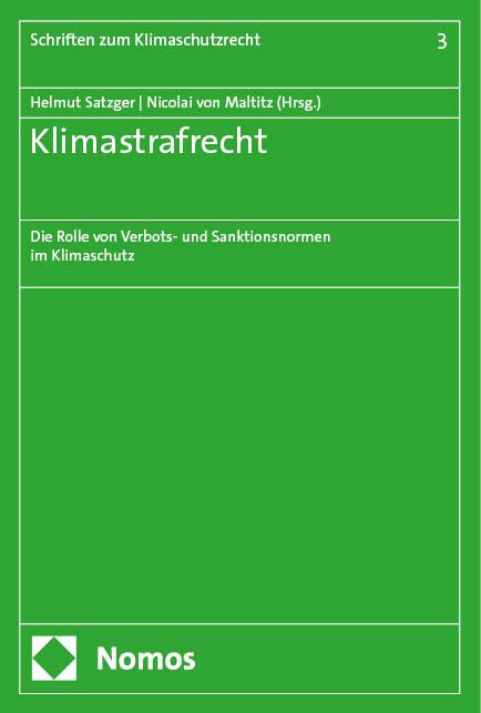 Produktbild: Klimastrafrecht
