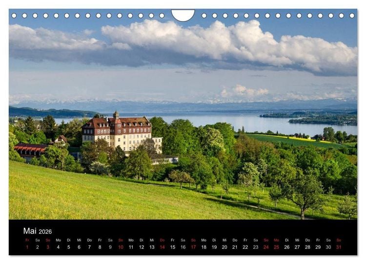 Produktbild: Bodensee - Uferlandschaften im sch&ouml;nsten Licht 2026 (Wandkalender 2026 DIN A4 quer), CALVENDO Monatskalender