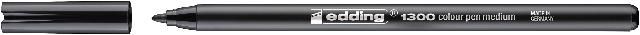 Produktbild: edding 1300 Fasermaler medium schwarz