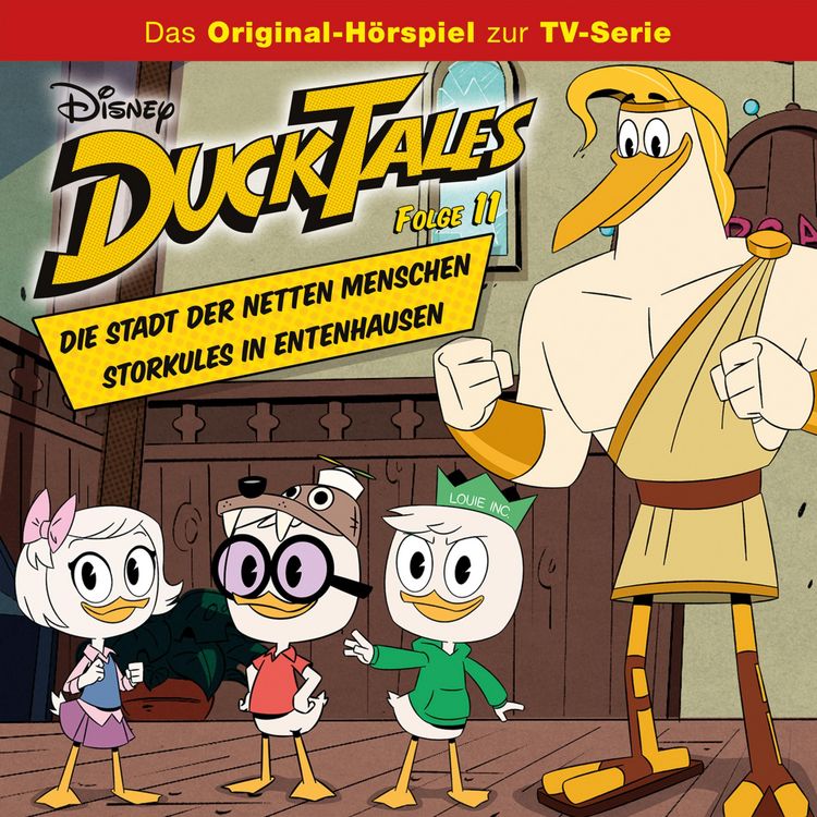 Produktbild: 11: Die Stadt der netten Menschen / Storkules in Entenhausen (H&ouml;rspiel zur Disney TV-Serie)