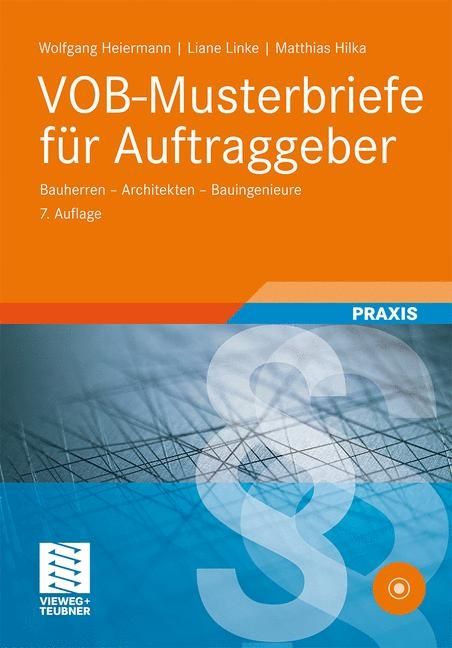 Produktbild: VOB-Musterbriefe f&uuml;r Auftraggeber