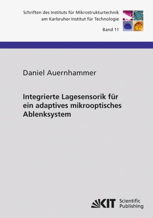 Produktbild: Integrierte Lagesensorik f&uuml;r ein adaptives mikrooptisches Ablenksystem
