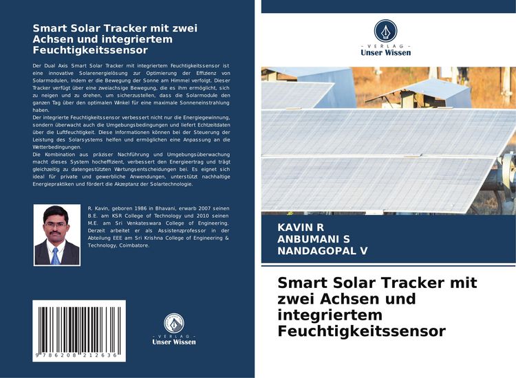 Produktbild: Smart Solar Tracker mit zwei Achsen und integriertem Feuchtigkeitssensor