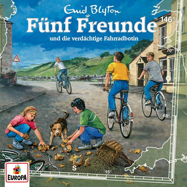 Produktbild: Folge 146: F&uuml;nf Freunde und die verd&auml;chtige Fahrradbotin