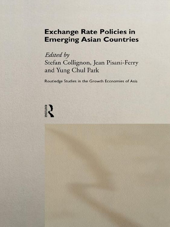 Produktbild: Exchange Rate Policies in Emerging Asian Countries