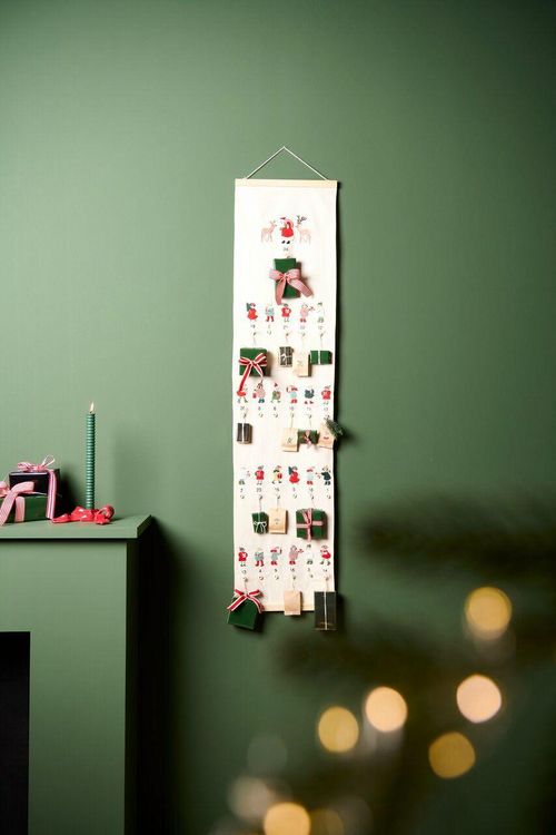 Produktbild: Stickpackung Vorgezeichnet, Adventskalender Kinder