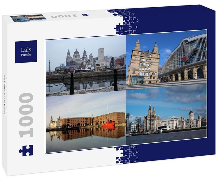 Produktbild: Lais Puzzle Collage Liverpool 1000 Teile