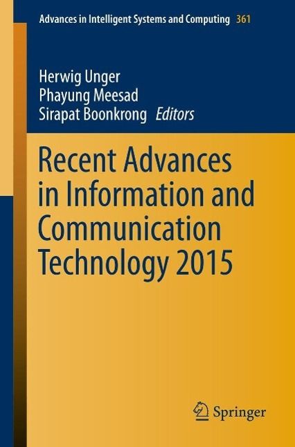 Produktbild: Recent Advances in Information and Communication Technology 2015