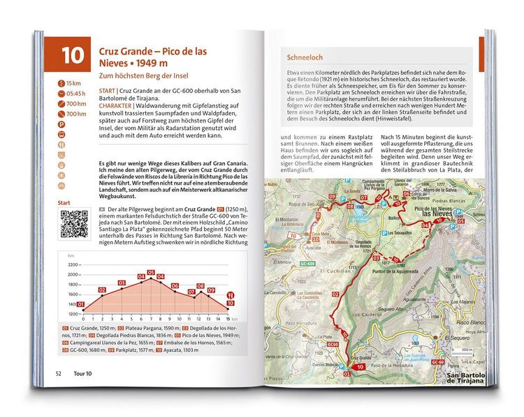 Produktbild: KOMPASS Wanderf&uuml;hrer Gran Canaria, 75 Touren mit Extra-Tourenkarte