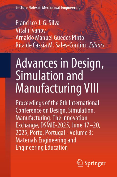 Produktbild: Advances in Design, Simulation and Manufacturing VIII