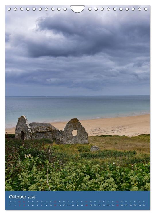 Produktbild: Impressionen aus der Normandie (Wandkalender 2026 DIN A4 hoch), CALVENDO Monatskalender