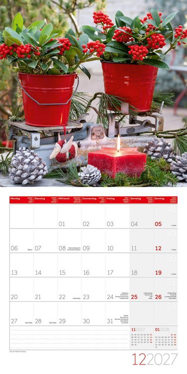 Produktbild: Blumenzauber Kalender 2027 - 30x30 - Art12