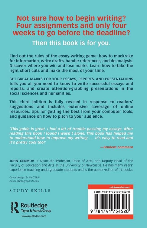 Produktbild: Get Great Marks for Your Essays, Reports, and Presentations