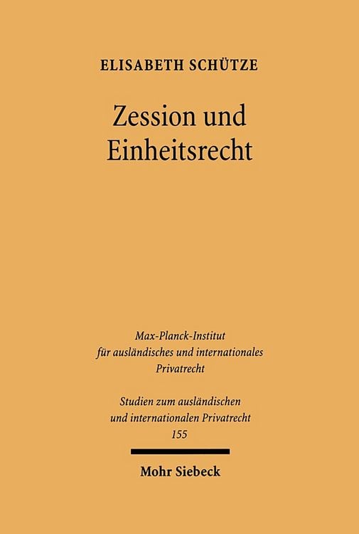 Produktbild: Zession und Einheitsrecht