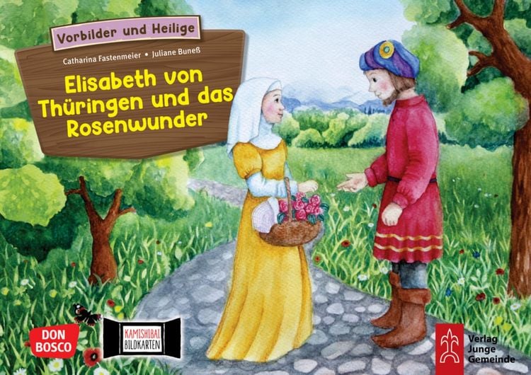 Produktbild: Elisabeth von Thüringen und das Rosenwunder. Kamishibai Bildkartenset