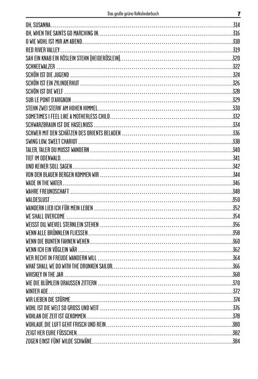 Produktbild: Das gro&szlig;e gr&uuml;ne Volksliederbuch Gitarre