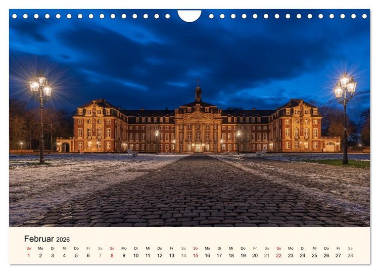Produktbild: Schl&ouml;sser und Burgen in NRW (Wandkalender 2026 DIN A4 quer), CALVENDO Monatskalender