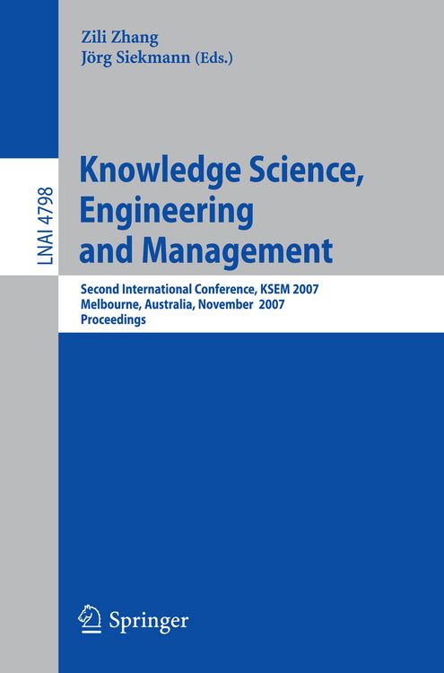 Produktbild: Knowledge Science, Engineering and Management