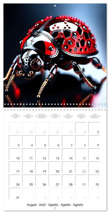 Produktbild: Mechanical Insects (Wall Calendar 2026 12 &times; 12 Inch) CALVENDO 12 Month Wall Calendar