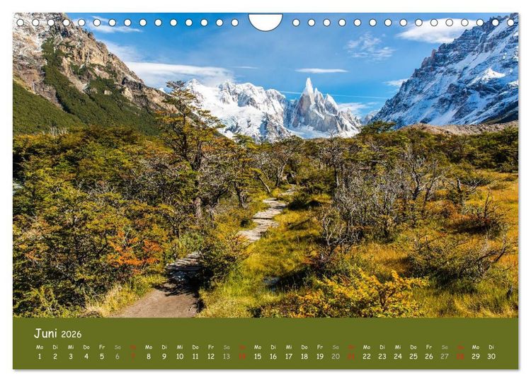 Produktbild: Patagonien 2026 - Traumziel in den Anden (Wandkalender 2026 DIN A4 quer), CALVENDO Monatskalender