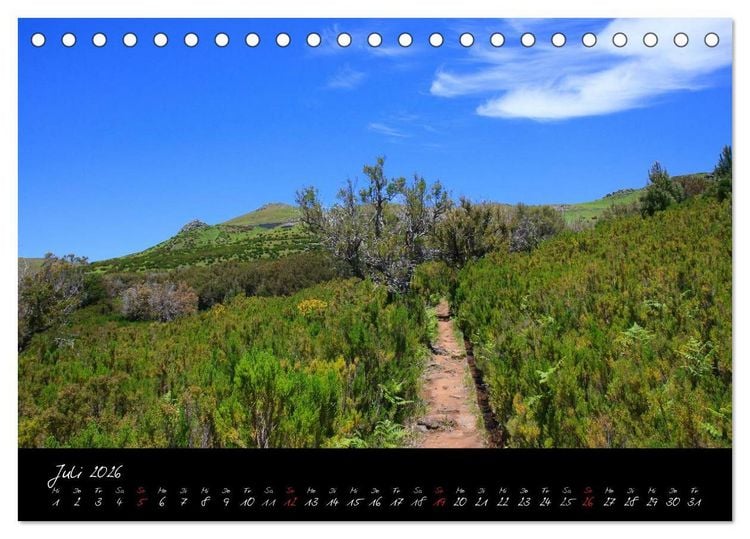 Produktbild: Madeira (Tischkalender 2026 DIN A5 quer), CALVENDO Monatskalender