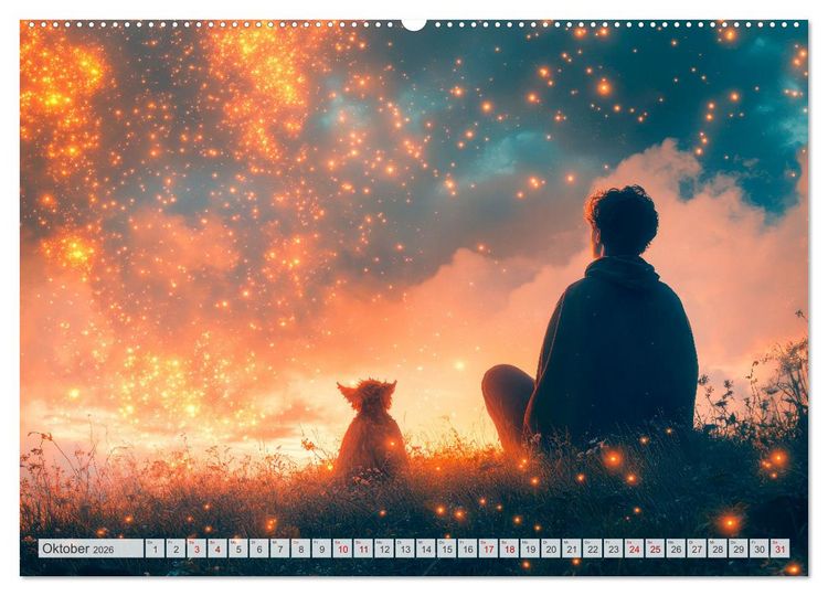Produktbild: FABELWESEN M&auml;rchenhafte Tr&auml;ume (Wandkalender 2026 DIN A2 quer), CALVENDO Monatskalender