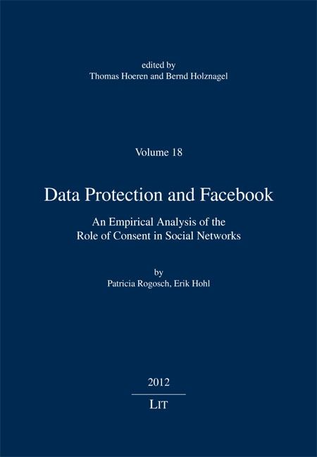 Produktbild: Data Protection and Facebook