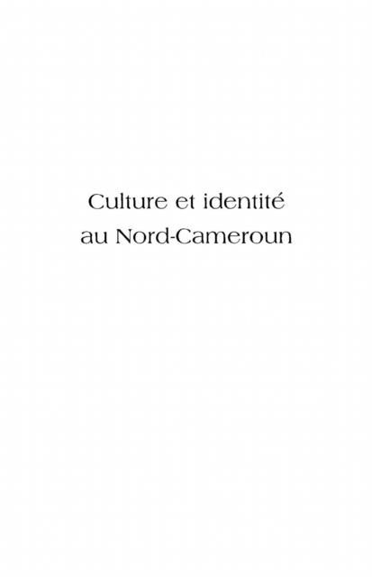 Produktbild: Culture et identite au Nord-Cameroun