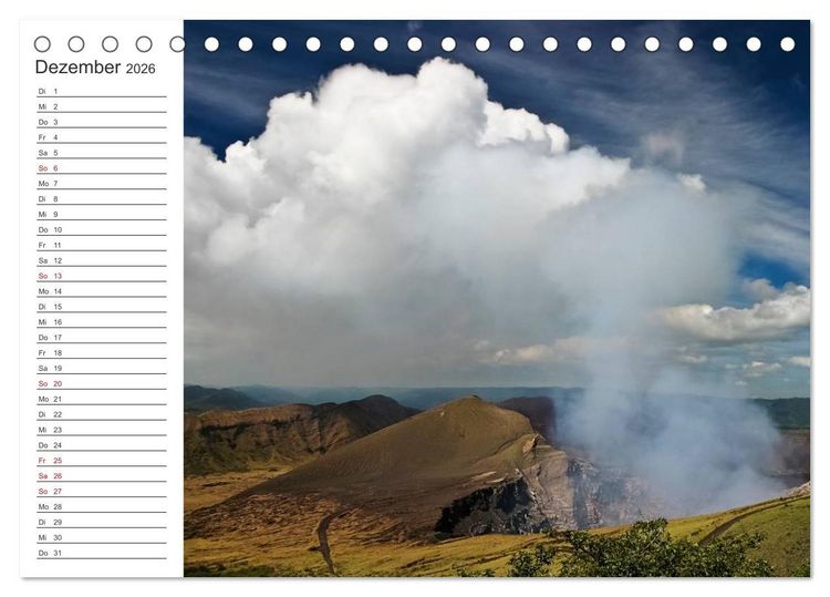 Produktbild: Nicaragua - Vulkane und Kolonialarchitektur (Tischkalender 2026 DIN A5 quer), CALVENDO Monatskalender