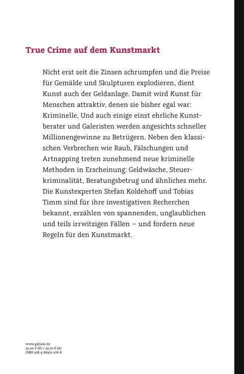 Produktbild: Kunst und Verbrechen