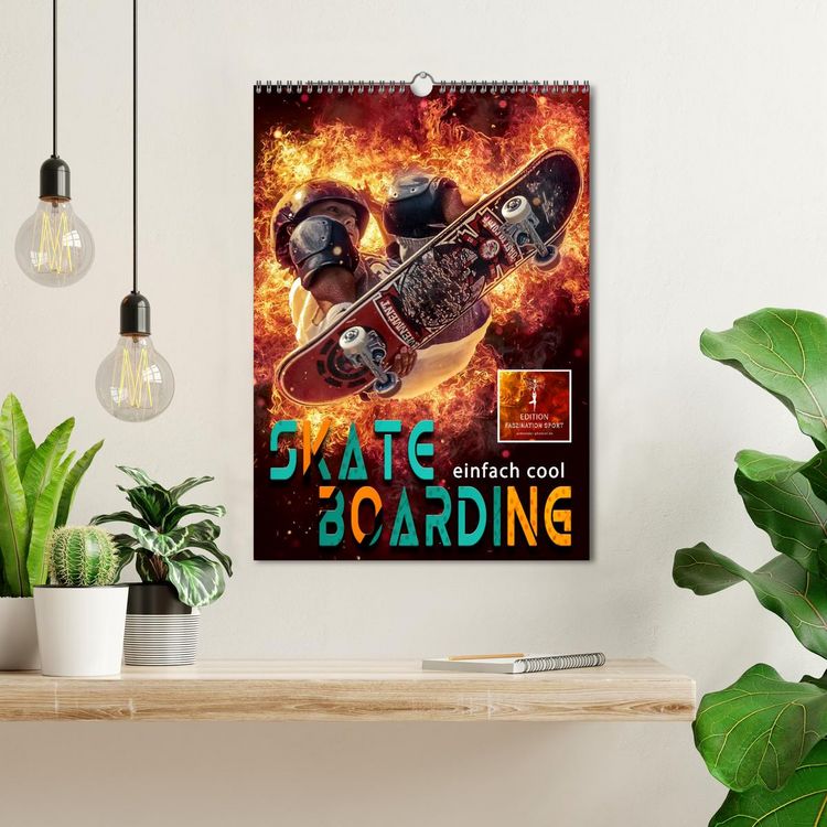Produktbild: Skateboarding - einfach cool (Wandkalender 2026 DIN A3 hoch), CALVENDO Monatskalender