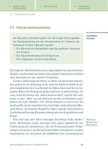 Produktbild: Biedermann und die Brandstifter von Max Frisch