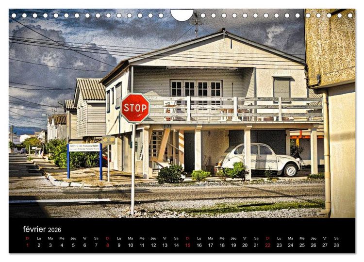 Produktbild: Gruissan-Les-Chalets (Calendrier mural 2026 DIN A4 vertical), CALVENDO calendrier mensuel