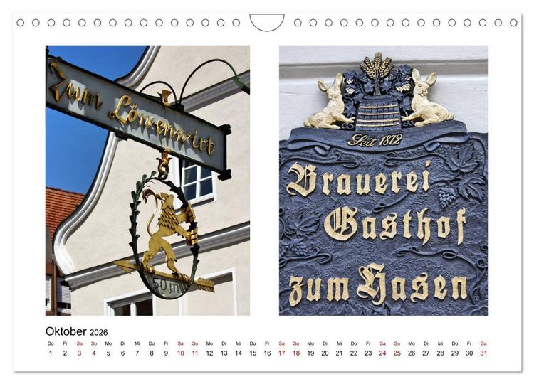 Produktbild: Wei&szlig;enhorn (Wandkalender 2026 DIN A4 quer), CALVENDO Monatskalender