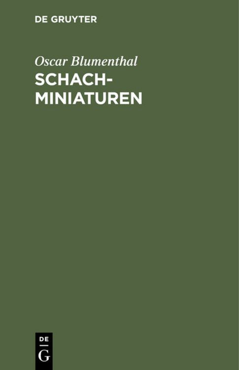 Produktbild: Schachminiaturen