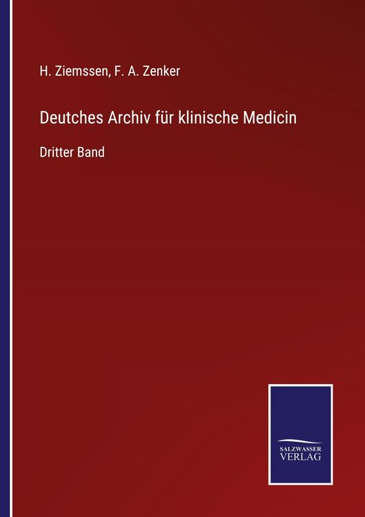 Produktbild: Deutches Archiv f&uuml;r klinische Medicin