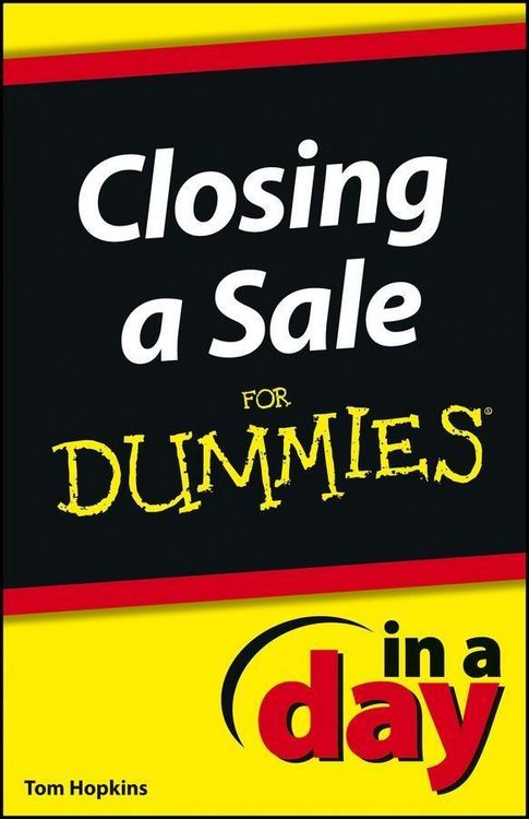 Produktbild: Closing a Sale In a Day For Dummies