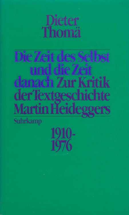 Produktbild: Die Zeit des Selbst und die Zeit danach