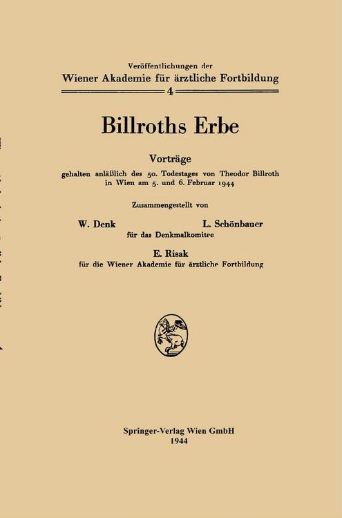 Produktbild: Billroths Erbe