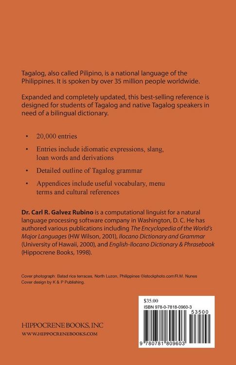 Produktbild: Tagalog-English/English-Tagalog Standard Dictionary