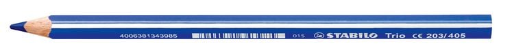 Produktbild: STABILO  Dreikant-Buntstift - Trio dick - 12er Pack - mit 12 verschiedenen Farben und Spitzer