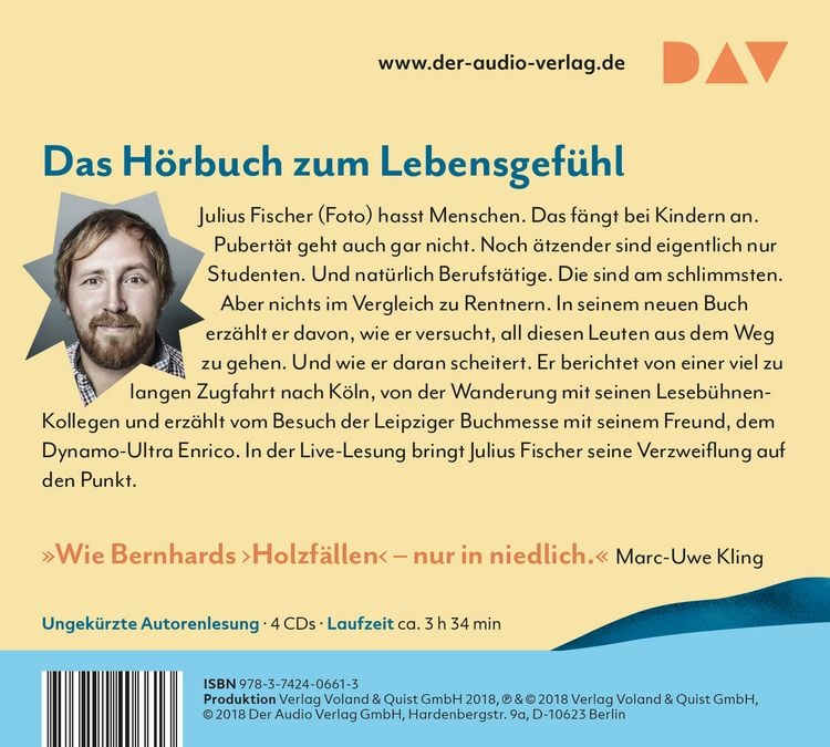 Produktbild: Ich hasse Menschen 1. Eine Abschweifung