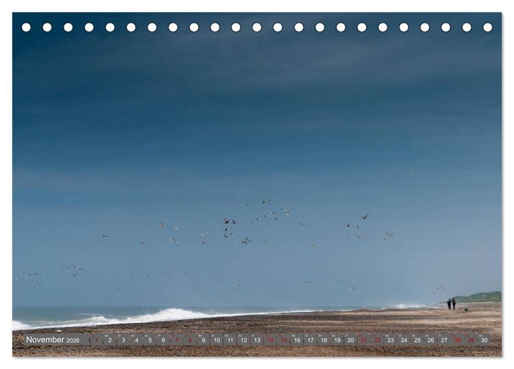 Produktbild: D&auml;nemark - Die wundersch&ouml;ne Westk&uuml;ste (Tischkalender 2026 DIN A5 quer), CALVENDO Monatskalender