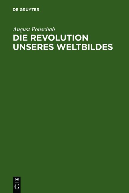 Produktbild: Die Revolution unseres Weltbildes