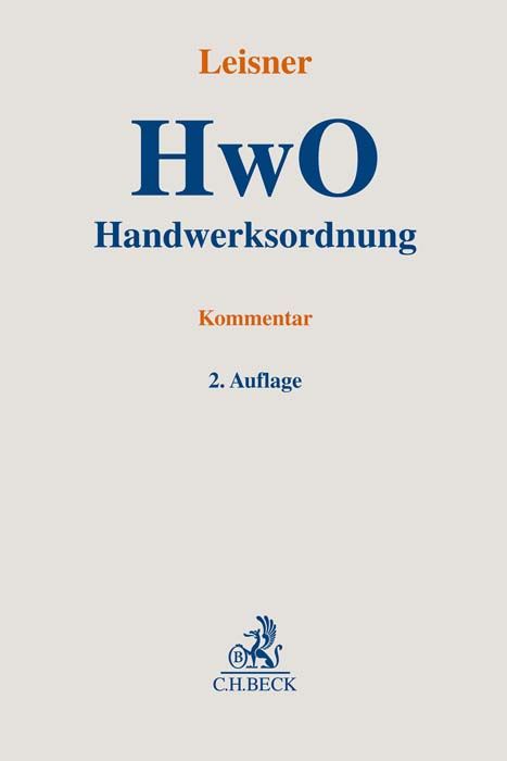 Produktbild: Handwerksordnung. HwO