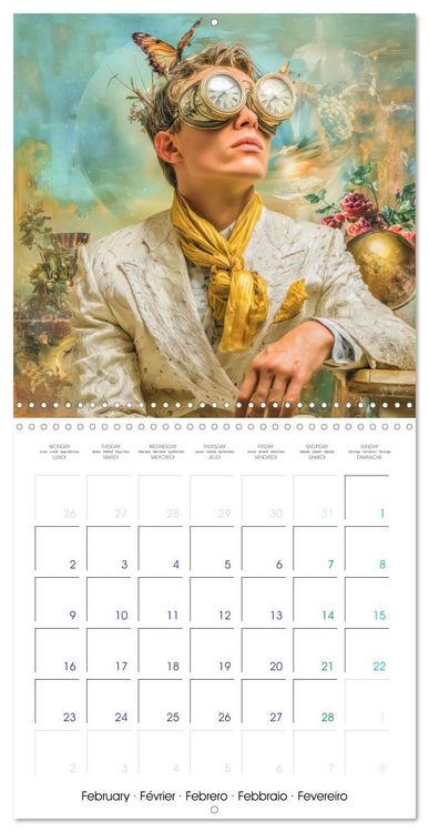 Produktbild: Surreal worlds - Moments of flowing time (Wall Calendar 2026 12 &times; 12 Inch) CALVENDO 12 Month Wall Calendar