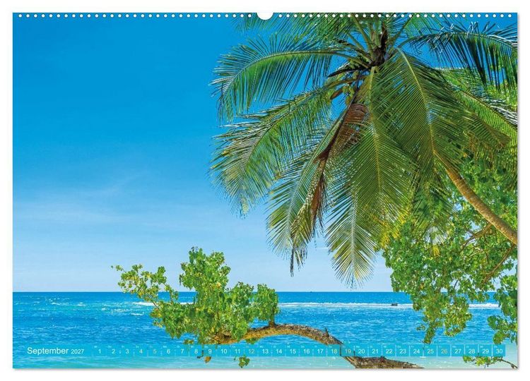 Produktbild: Die Malediven: Fluchtpunkt Sehnsucht (Wandkalender 2027 DIN A2 quer), CALVENDO Monatskalender