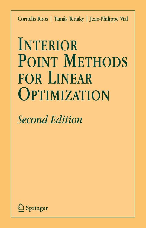 Produktbild: Interior Point Methods for Linear Optimization
